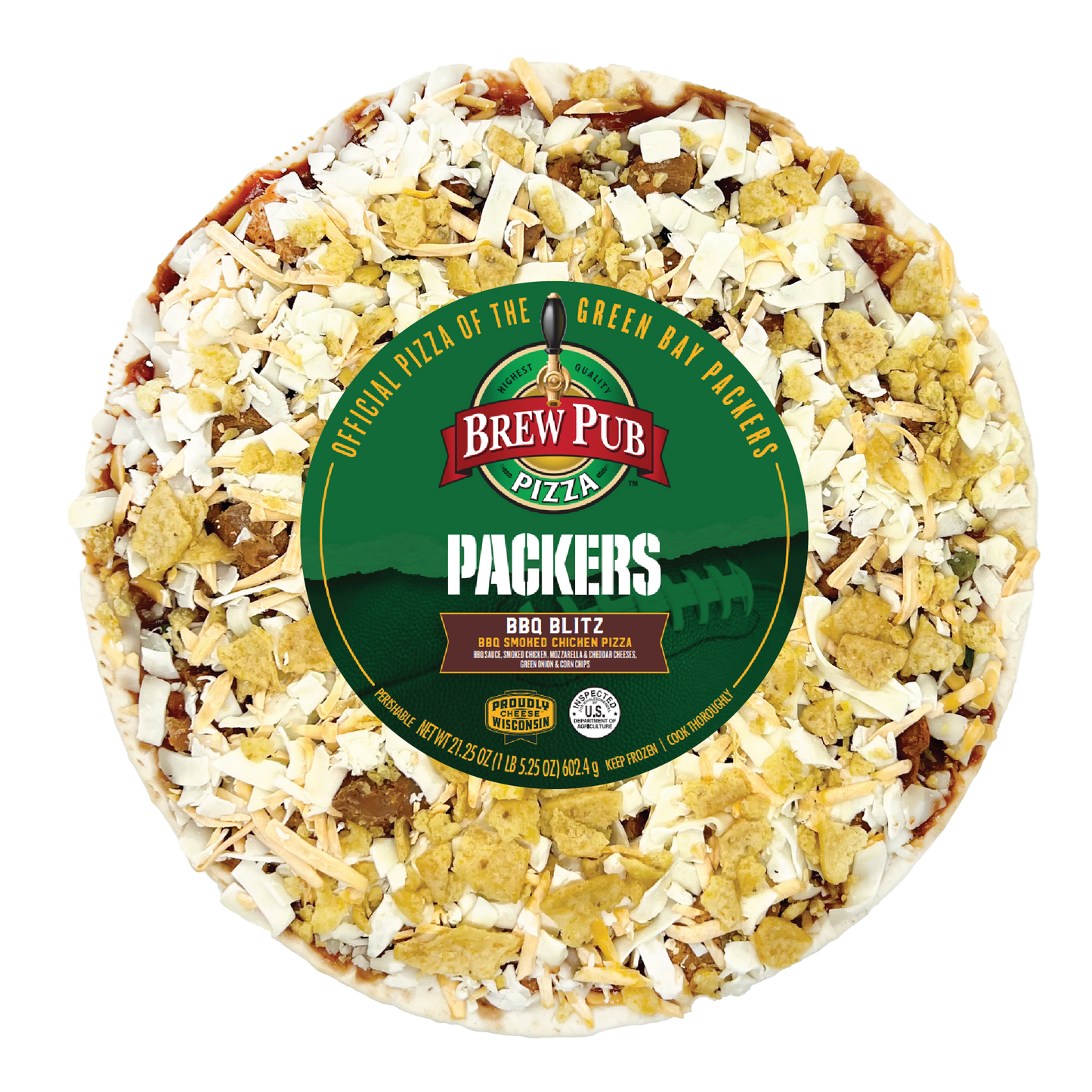 Brew Pub Packers - BBQ Blitz Pizza
