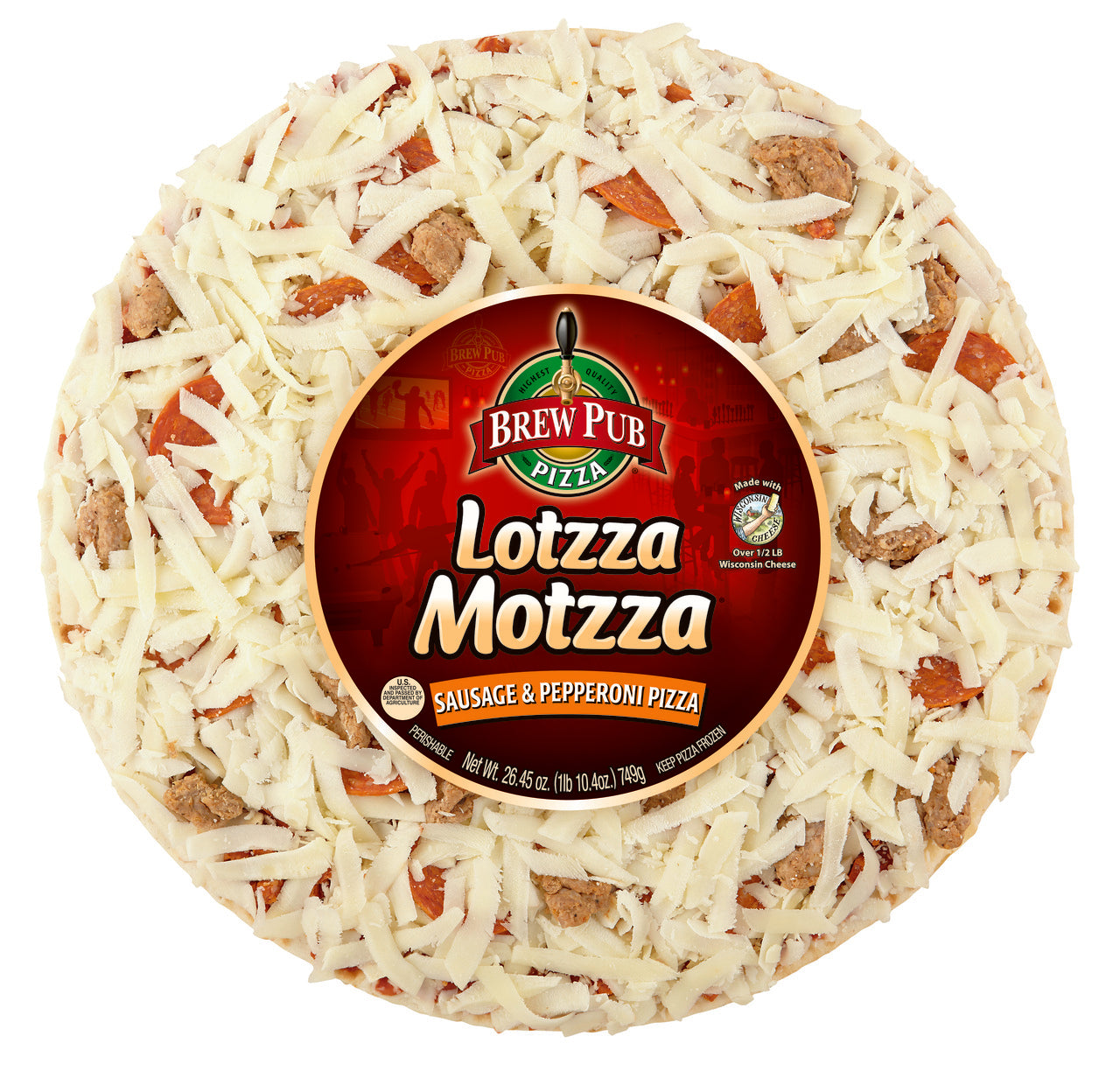 Brew Pub, Combo, 9-inch Personal Pizza 12 Pack