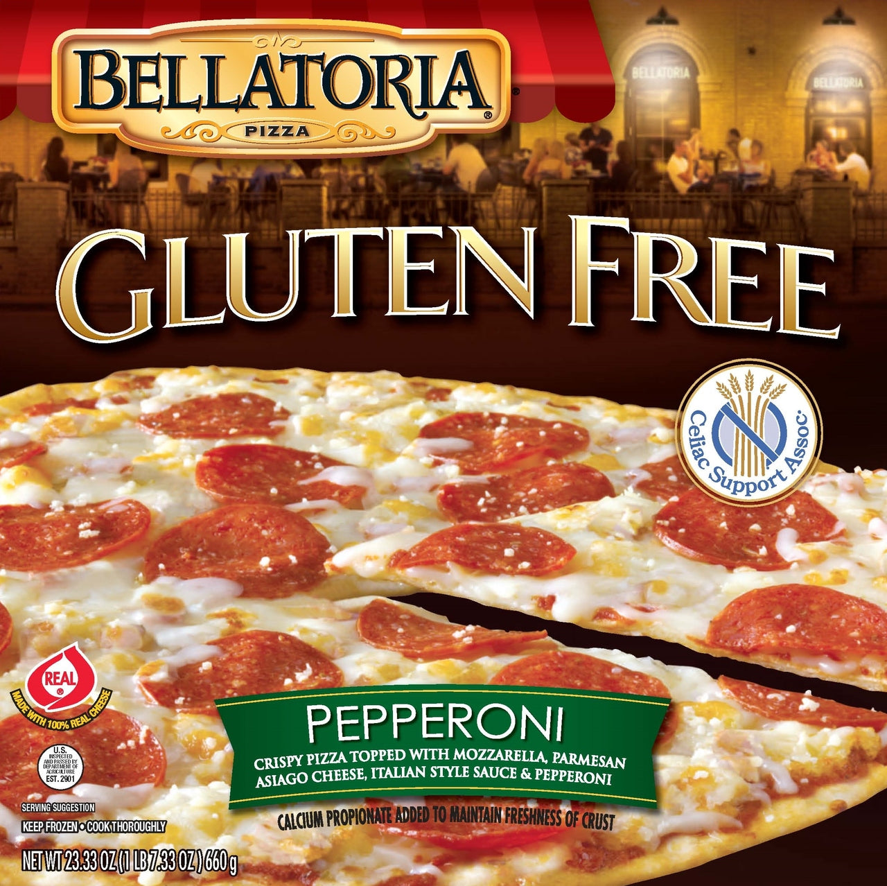 Bellatoria Gluten Free Pepperoni Pizza