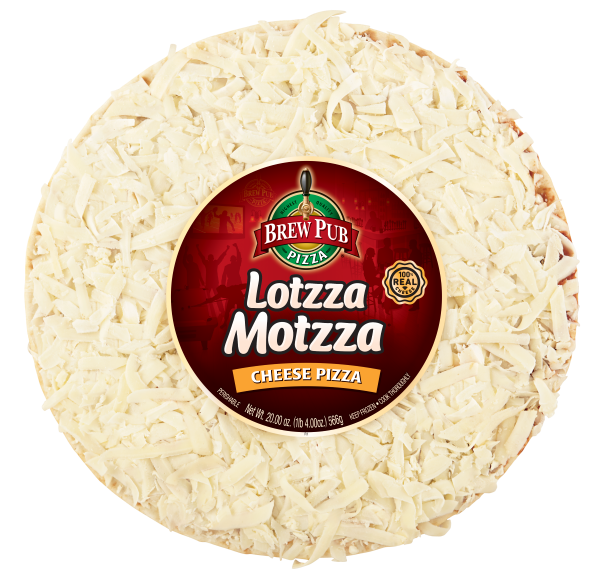 Brew Pub Lotzza Motzza Cheese Pizza
