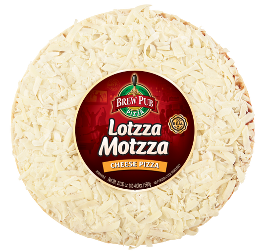 Brew Pub Lotzza Motzza Cheese Pizza