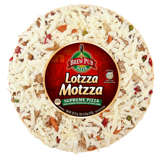 Brew Pub, Supreme, 9-inch Personal Pizza 12 Pack