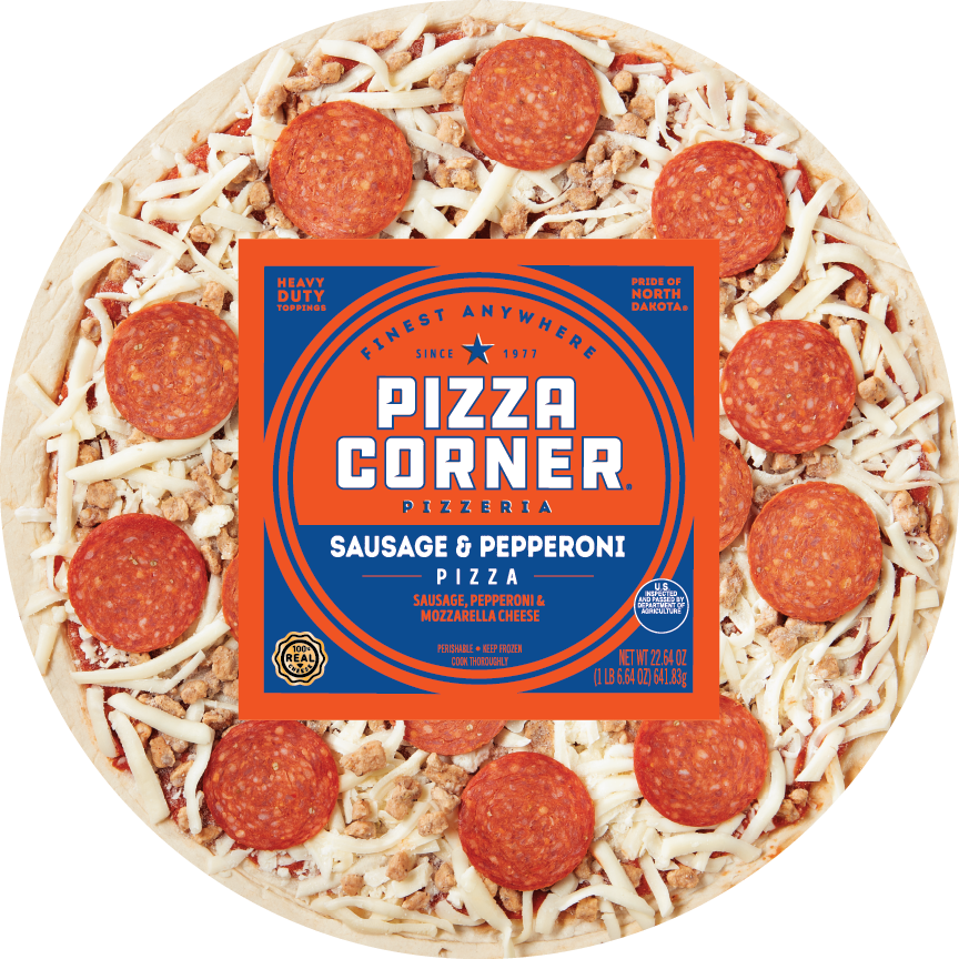Pizza Corner 11 Inch Sausage and Pepperoni Pizza